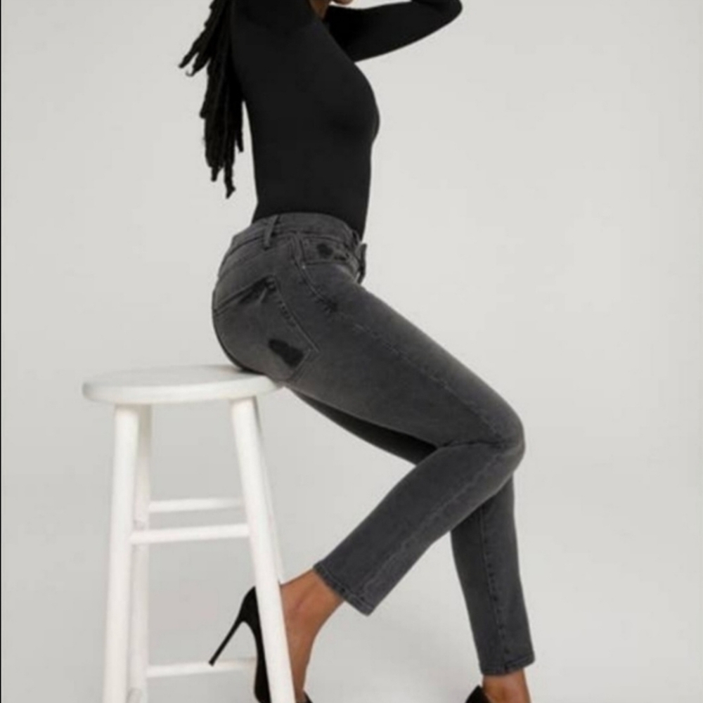 Good American Classic Black skinny Jeans NWT
